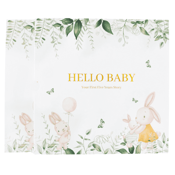 Baby Books for Newborn Baby Memory ,Baby Book Memory First Five years ,Baby Scrapbook ,Parent Journal Scrapbook Photo Album ,Pregnancy Gift for Expecting Mom