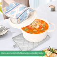 thumbnail image 4 of 2 Pack Pot Holders for Kitchen Heat Resistant Hot Pads Sets for Cooking Baking Cute Cat Pattern, 4 of 7