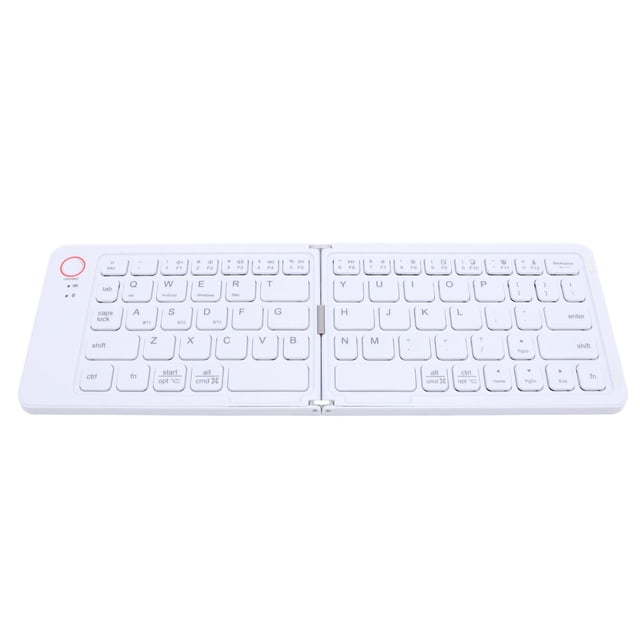 Foldable Keyboard, 67 Keys Portable Folding Keyboard, Rechargeable Ultra Slim Mini Keyboard Pocket Travel Keyboard for Smartphone Tablet Laptop