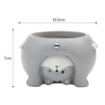 thumbnail image 2 of jinwen Flower Pots Resin Planter Flowerpot Pot Small Planters, Cute Cat, 2 of 8