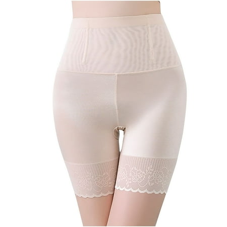Compression Shapewear Bottoms Body Shaper Women Tummy Control Plus Size Bodysuit High Waist Butt Lifting Lace Shorts