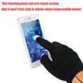 thumbnail image 6 of PMVFHDE Warm Gloves USB Powered Thermal Touchscreen Gloves for Men Women, Heated Comfort for Chilly Weather Winter Gloves Black，One Size, 6 of 6
