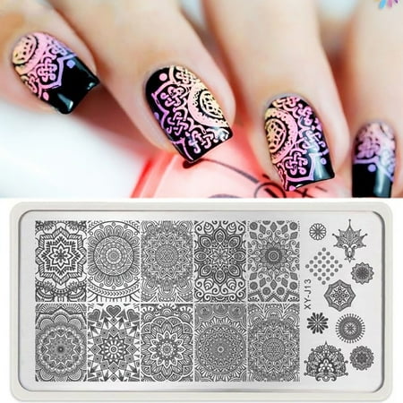 Flmtop Fashion Flower Metal Manicure Template DIY Nail Art Stamping Image Plate Tool | Walmart Canada Flmtop Fashion Flower Metal Manicure Template DIY Nail Art Stamping Image Plate Tool | Walmart Canada
