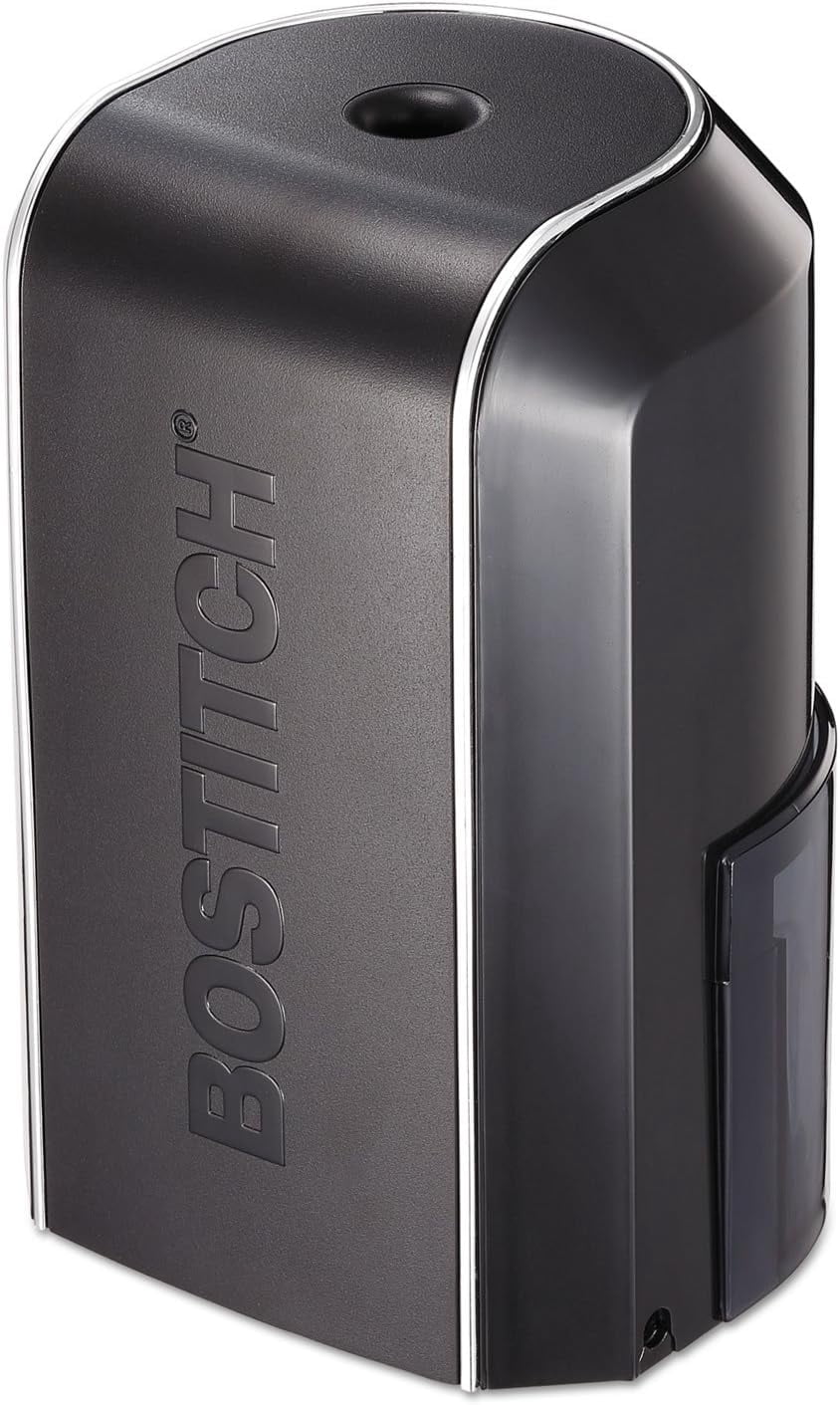 Office Vertical Electric Pencil Sharpener, Powerful Stall-Free Motor, Prevents Over-Sharpening, Black
