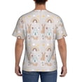 thumbnail image 2 of Naloa Animals In Tribe Men's T-Shirt Sport T-shirt Men's Basic Tee Casual Men's Shirt, Round Neck, Short Sleeves - X-Large, 2 of 5