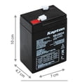 thumbnail image 2 of BATERÍA RECARGABLE DE ÁCIDO SELLADAS 6 Vcc 4 Amperes KAPTON CHSB-0604, 2 of 2