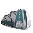 thumbnail image 2 of Gran Capatity espacio extensibilidad perro mascota mochila de viaje al aire libre transpirable cachorro gato mochila de transporte bolsas plegables, 2 of 5