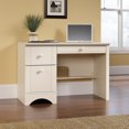 thumbnail image 3 of Sauder® Harbor View Collection Computer Desk, Antiqued White, 401685, 3 of 4