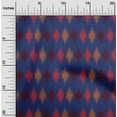 thumbnail image 1 of oneOone Cotton Flex Fabric Argyle Ikat Print Fabric By The Yard 40 Inch Wide, 1 of 1