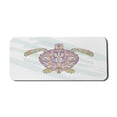 thumbnail image 1 of Ethnic Computer Mouse Pad, Motifs on a Shell of a Sea Turtle Colorful Floral Design Underwater Animal, Rectangle Non-Slip Rubber Mousepad X-Large, 35" x 15" Gaming Size, Multicolor, by Ambesonne, 1 of 2