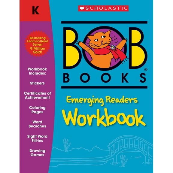 Bob Books - Emerging Readers Workbook | Phonics, Writing Practice, Stickers, Ages 4 and up, Pre-K, Kindergarten (Stage 2: Emerging Reader) (Paperback)