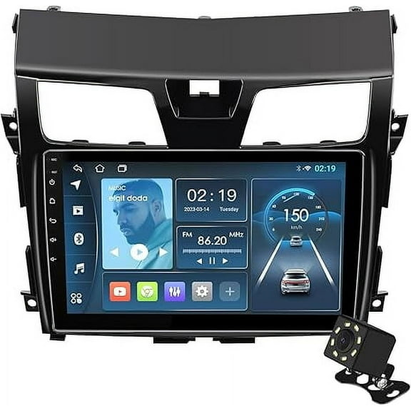10.1 inches Android 10 Double Din Car Stereo for Nissan Altima 2013-2015 IPS Touchscreen Car Radio