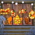 thumbnail image 5 of Cre-Heaven Christmas Window Decorations Light Battery Powered,Christmas Home Indoor Outdoor Decor Hanging Lights Santa Light up Christmas Decorations with Suction Cup for Holiday, 5 of 7