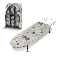 Tabletop Ironing Board, Metal Mesh Panel, Compact Folding Design, Heavy Duty Small Iron Board with Iron Holder 32" x12"