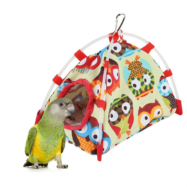 Windproof Snuggle, Windproof Warm Snuggle Hut Cage Bright Color Windproof Cage, Stylish Design Birds For Parrots Cats Pets