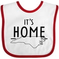 thumbnail image 3 of Inktastic It's Home- State of North Carolina Outline Boys or Girls Baby Bib, 3 of 4