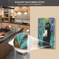 thumbnail image 5 of Light Switch Cover Switch Plate Outlet Cover Plug Cover for Electrical Duplex Outlets Black Cat and Irises, 5 of 6
