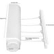 thumbnail image 2 of Laklulu 1PCS - Tendedero retráctil, tendedero portátil compacto montado en la pared para uso en interiores o exteriores (5 cables), 2 of 5
