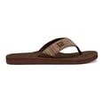 thumbnail image 2 of COBIAN Adult Male Zarape Flip Flop Sandals, Color: Brown, Size: 12 (ZAP24-200-12), 2 of 7