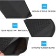 thumbnail image 4 of 1 par de protectores de zapatos impermeables de silicona, fundas duraderas para exteriores, talla M, color negro, 4 of 5