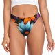 thumbnail image 1 of Balery Colorful Blooming Flowers Tangas de Algodón para Mujer con Estampado – Ropa Interior Sexy, Transpirable, G-string-4X-Large, 1 of 6