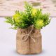 thumbnail image 4 of Gwong Decoración hogareña Plantas artificiales Bonsai Ornamental No se marchitan vibrantes flores falsas Mesa Ornamentos en maceta para el hogar Gwong 21076320, 4 of 6