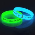 thumbnail image 1 of Minkissy Luminous Custom Event Wristbands 20Pcs for Sports Concerts and Festivals, 1 of 8