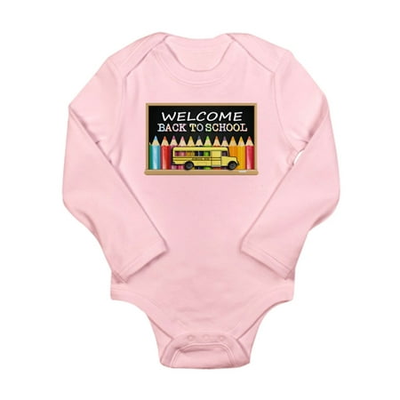 

CafePress - WELCOME BACK TO SCHOOL BUS Body Suit - Long Sleeve Infant Bodysuit