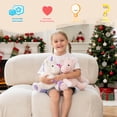 thumbnail image 6 of MorisMos Heatable & Coolable Unicorn Stuffed Animals Set,Weighted Microwavable/Freezable Cuddly Stuffed Unicorn Pair,Long-Arms Hugging Unicorn Plush Toys, 6 of 7