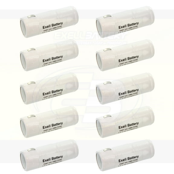 10x MED Battery for Otoscopes Cardinal MED CJB-191,Chloride MEDIC LUX