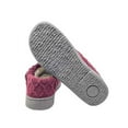 thumbnail image 3 of Clarks Suede Leather Knitted Collar Clog Plush Faux Fur Lining Slippers Burgundy/Burgundy X (Burgundy/Burgundy X, 7), 3 of 6
