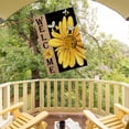 thumbnail image 4 of SM-XLHN Spring Summer Bee Sunflower Garden Flag 12x18 Inch Double Sided, Welcome Holiday Burlap Yard Outdoor Decoration, 4 of 8