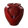 thumbnail image 3 of Teamson Home 16.93" Outdoor Glazed Pot Water Fountain, 3 of 9