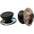 thumbnail image 5 of 2 Pack Universal Pot Lid Cover Knob Handle Cookware Universal Replacement Pot Grip Knob Cap 2.7" Stainless Steel Base, Black, 5 of 5