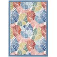 thumbnail image 2 of Waverly Sun N' Shade Indoor/Outdoor Modern Botanical Multicolor 5'3" x 7'5" Area Rug, Easy Clean, Eco-Friendly, Bed Room, Living Room, Dining Room, Hallway, ()5' x 8'), 2 of 9
