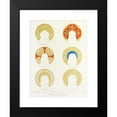 thumbnail image 2 of Augustus Pugin 19x24 Black Modern Framed Museum Art Print Titled - Various Forms of the Nimbus (1846), 2 of 5