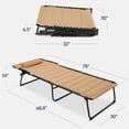thumbnail image 2 of Best Choice Products Extra Wide Padded Patio Chaise Lounge Chair, Portable Recliner w/ 8 Positions - Tan, 2 of 8