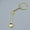 Gold, variant on New accessory: simple spoon keychain pendant