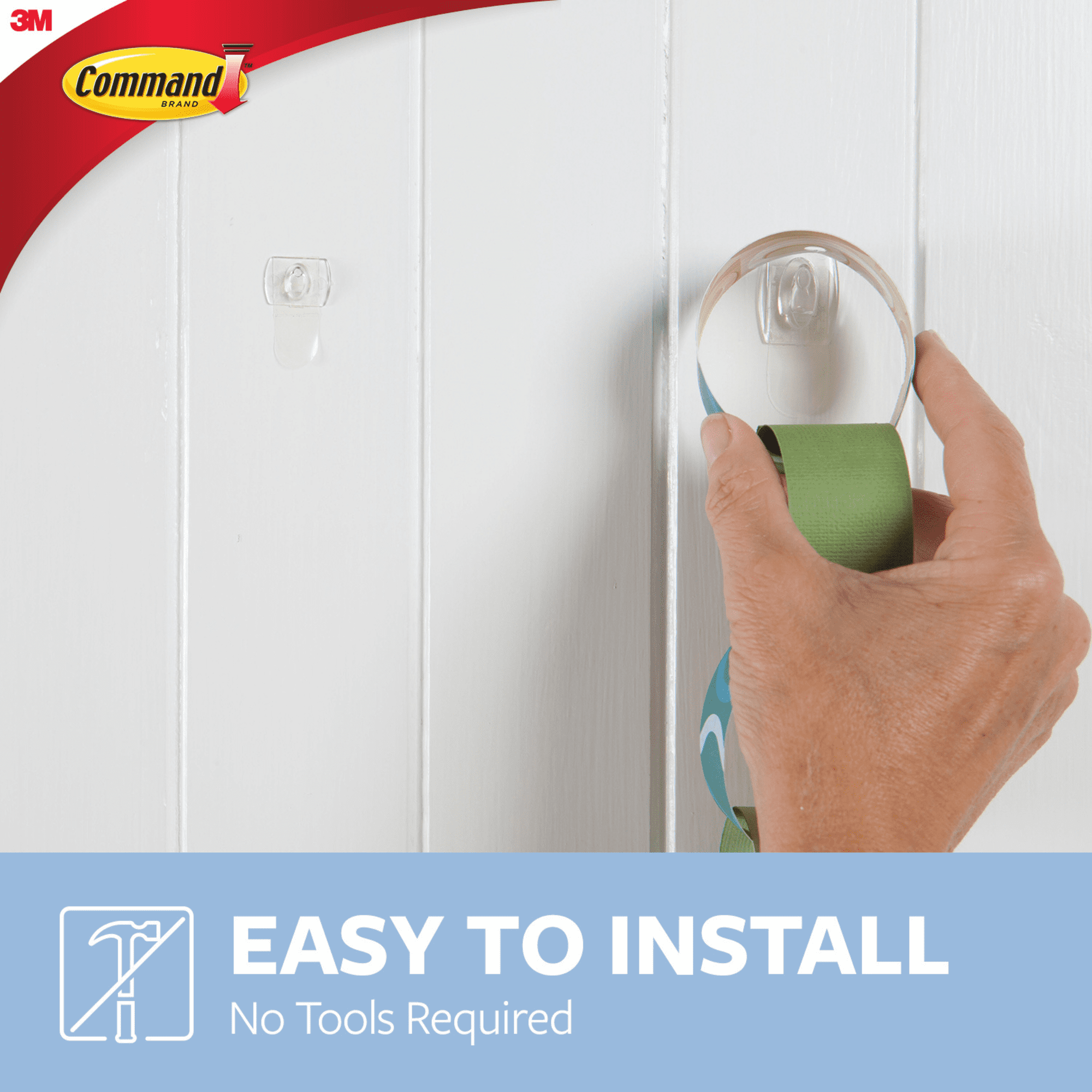 Command Clear Mini Hooks [Removable]: (Clear) [84-pack]