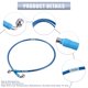 thumbnail image 3 of AN3 M10 Coche Hidráulico Freno Línea Aceite Manguera Tubería Accesorio 28° 90° Azul 80cm Unique Bargains cables de freno para deportes motorizados, 3 of 7