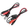 thumbnail image 1 of 2 Pcs Oscilloscope Test Probe Lead Cable BNC Male Connector Q9 to Dual Alligator Clip 0.5m, 1 of 5