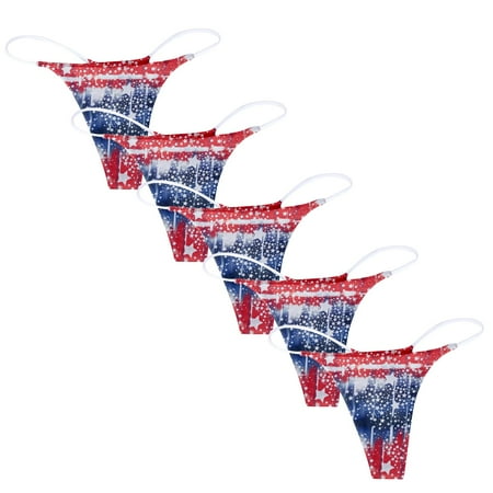 

5-Pack Hollow Out Sling Underwire Push Up Lingerie Women Brief Stretchy Female Underpanty Panties Comfort Undergarments