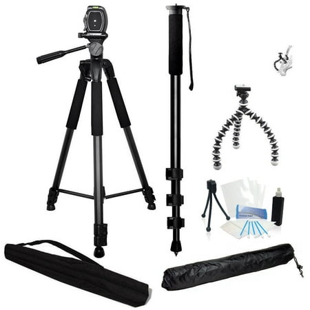 3 Piece Best Value Tripod Package for Canon 70D,