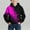 Hot Pink, variant on Boys Print Hoodies Gradient Color Fashion Colorful Pullover Sweatshirts Hooded Long Sleeve Fall Winter Going out Activity Clothes, for 4 to 14 Years
