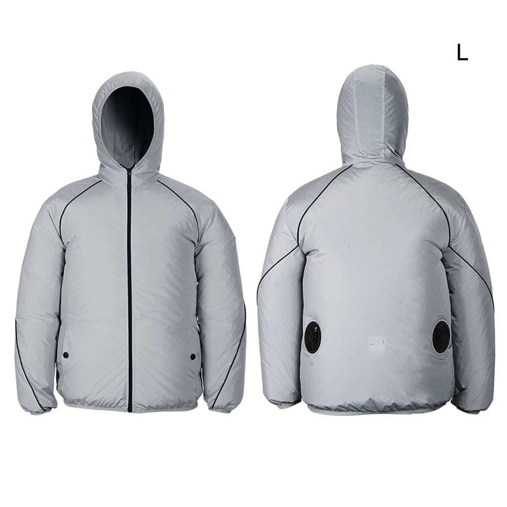 Cooling Jacket Reflective Washable Fan 