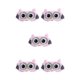 thumbnail image 2 of Qarigey Cubierta para ojos para dormir para niños, diadema con los ojos vendados para niños, Animal de peluche Blinder, parche y Type2 NO2, 2 of 6