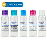 Equate Flip Top Travel Bottle for Toiletries, Color May Vary, 3 fl oz