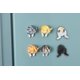 thumbnail image 5 of Imanes con imagen de refrigerador con trasero de gato: 6 lindos y divertidos imanes decorativos con foto de gatito para nevera - Set de regalo para amantes de los gatos, 5 of 5