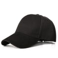 thumbnail image 1 of Men Women Multiple Colour Baseball Cap Peaked Cap Solid Color Adjustable Unisex Spring Summer Dad Hat Shade Sport Baseball Cap,black,Adjustable, 1 of 7