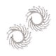 thumbnail image 2 of Pendientes de cristal Minnieouse 1 Par Plata, 2 of 6